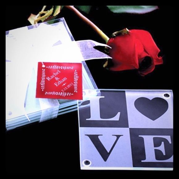 Kate Aspen Love Coasters - Picture 1 of 8